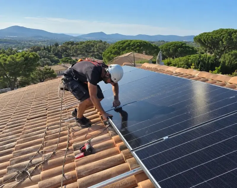 Installateur panneaux solaires Pezens — pose photovoltaïque sur toiture