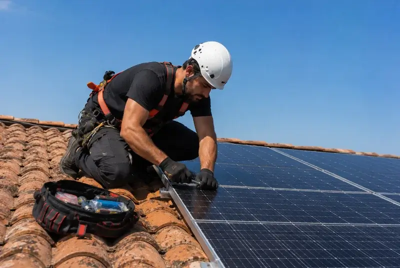 Maintenance et monitoring de panneaux solaires à Pezens