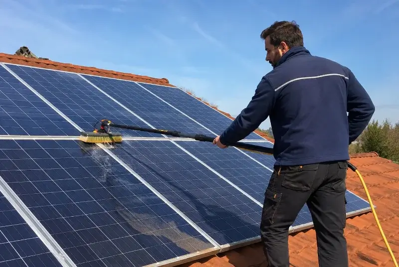 Nettoyage et entretien de panneaux solaires à Pezens